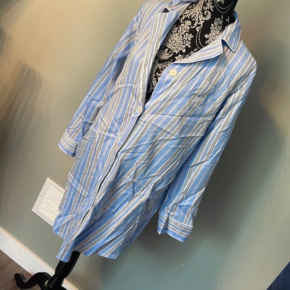 Lauren Ralph Lauren Three-Quarter Sleeve Jersey Sleep Shirt